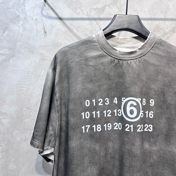 エムエムシックス ベーシック オーバーサイズ Tシャツ 偽物 Mao44849
